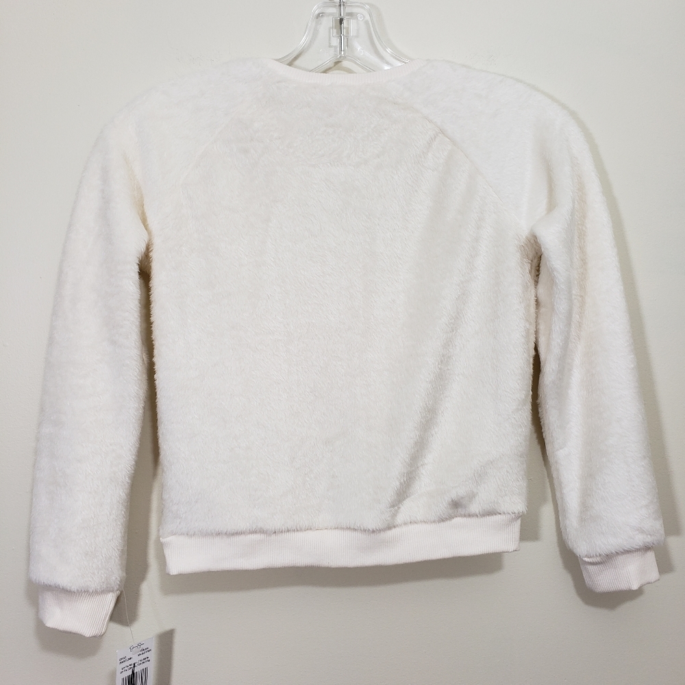 Jessica Simpson NEW soft cat glitter all day fleece girls size small - Picture 6 of 8